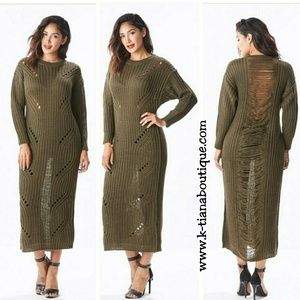 'Shreddy For You' Sweater Dress